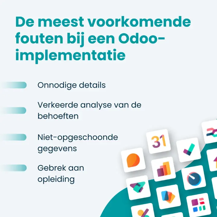De meest voorkomendefouten bij een Odoo-implementatie