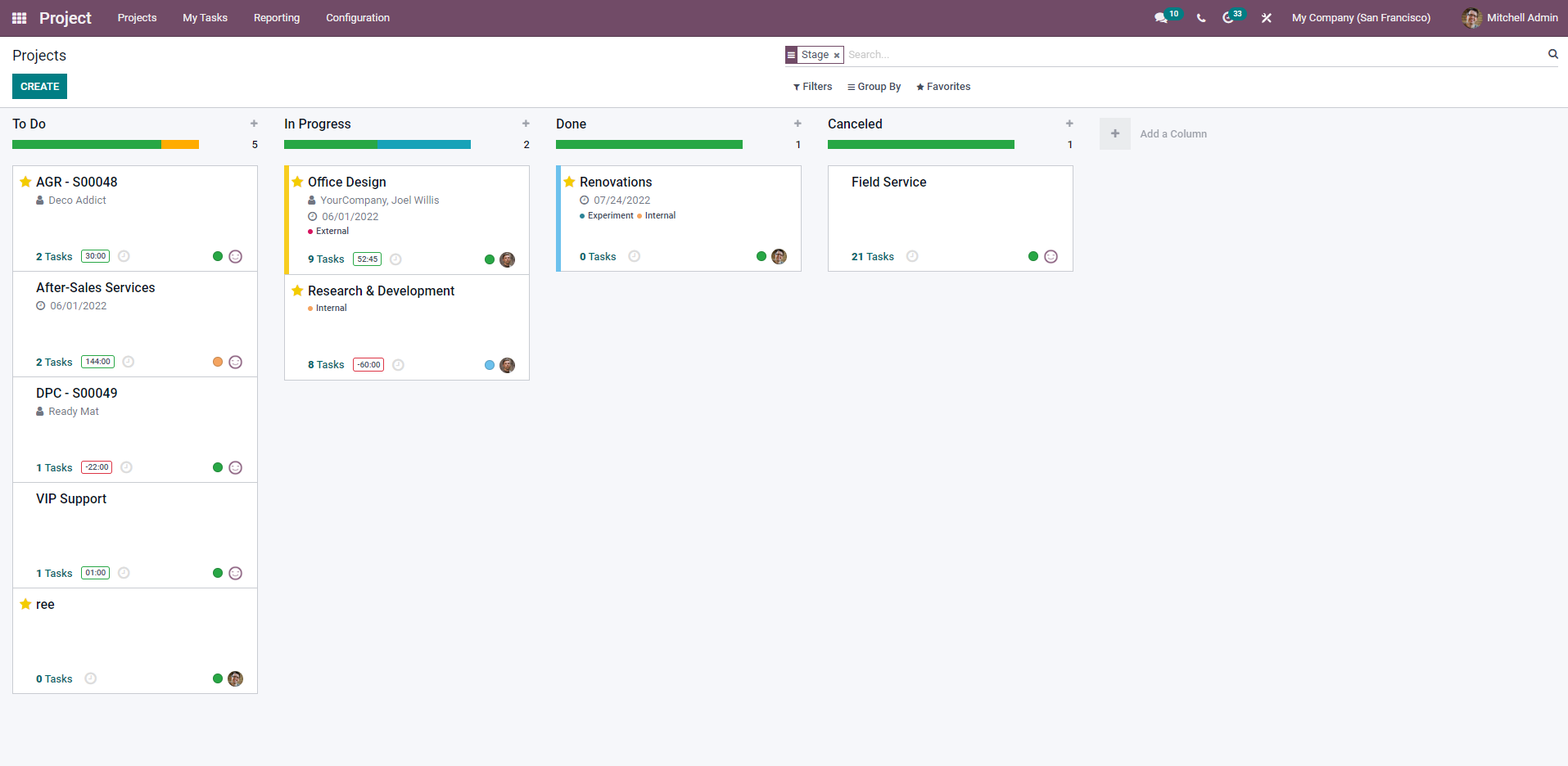 Optimize your project management with Odoo